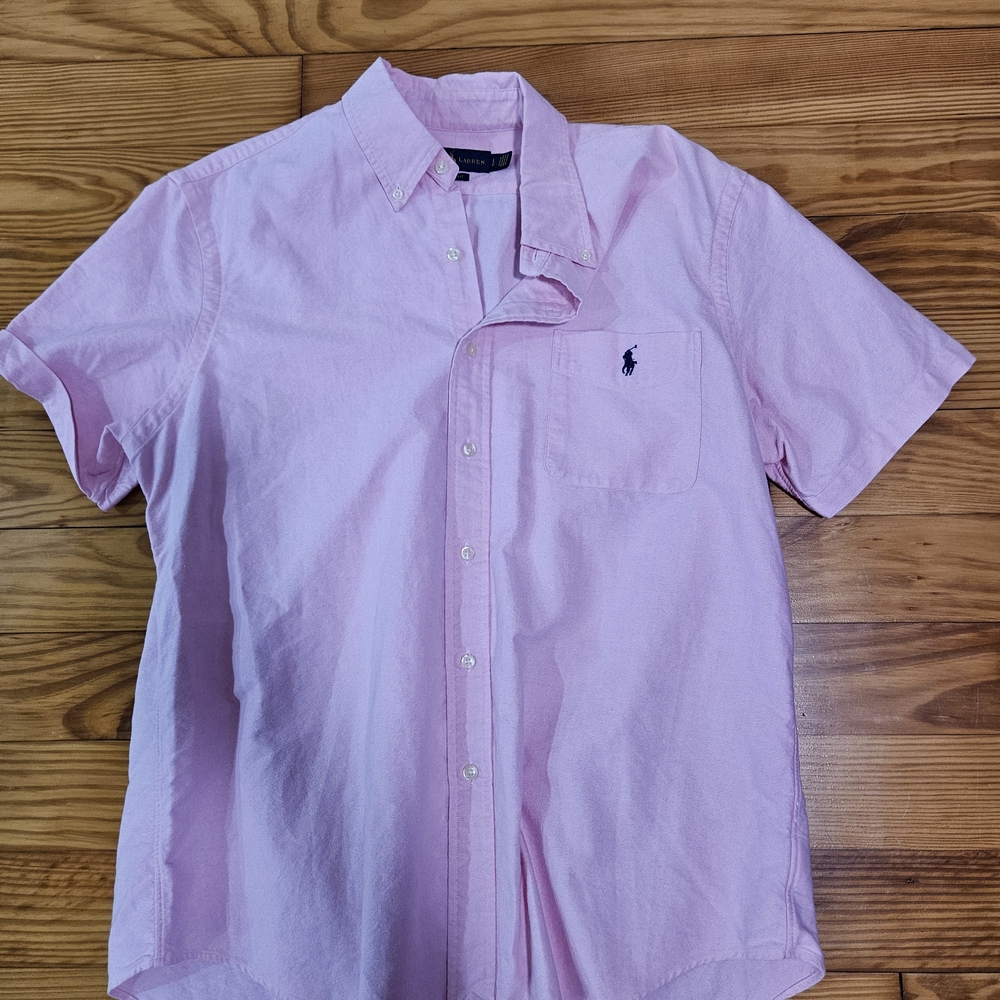 Ralph Lauren Light Pink Casual Button Down Shirt